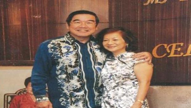 Dr Chew with his wife