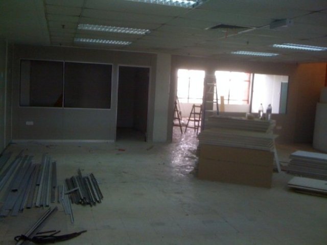 Renovation in Atria Shopping Center, at a former bookstore