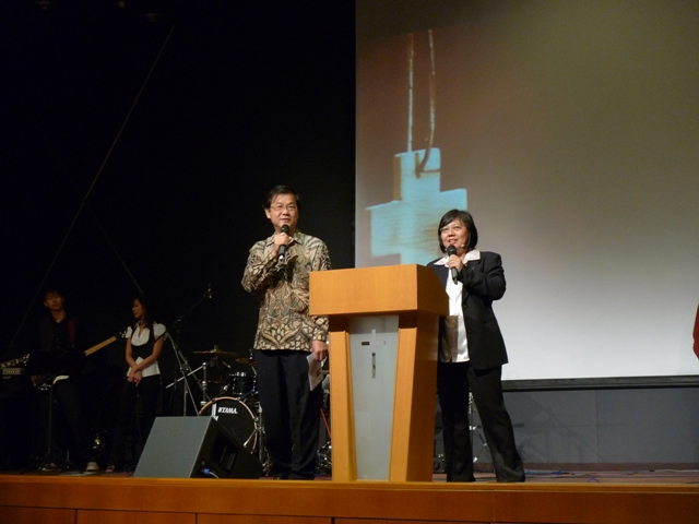 Ministering with hubby, Ps Francis Yip