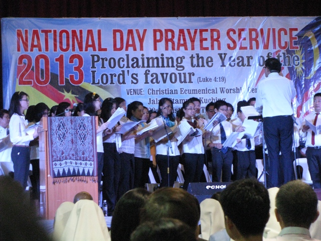 The National Day Prayer Service 2013 choir