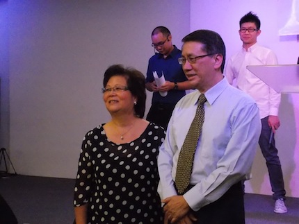 Chairman Elder Stephen Ong and Irin Ong of NLCC