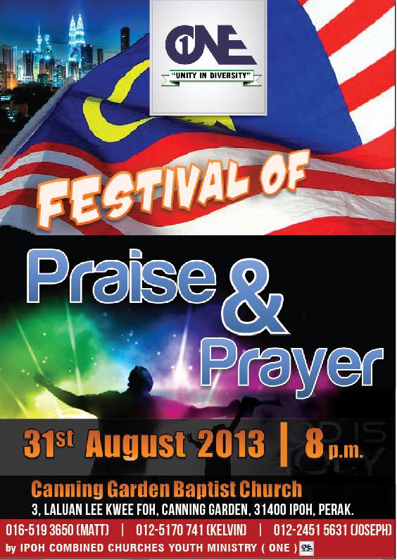Worship and prayer poster