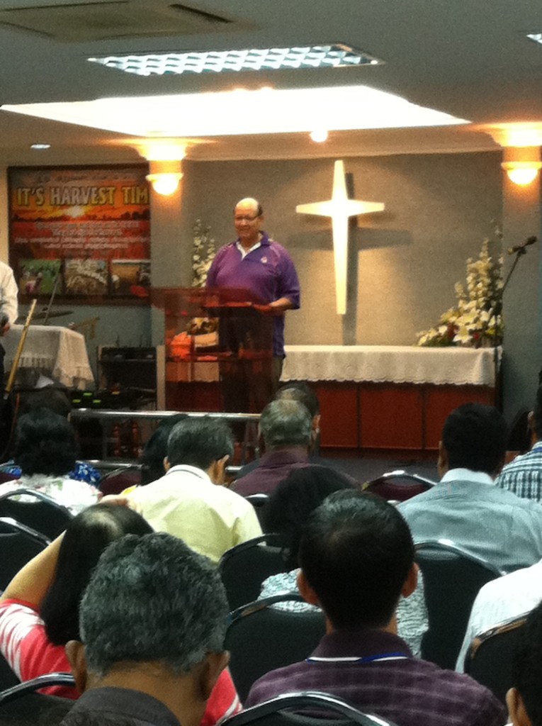 Dr Vernon Falls Addressing The Pastors