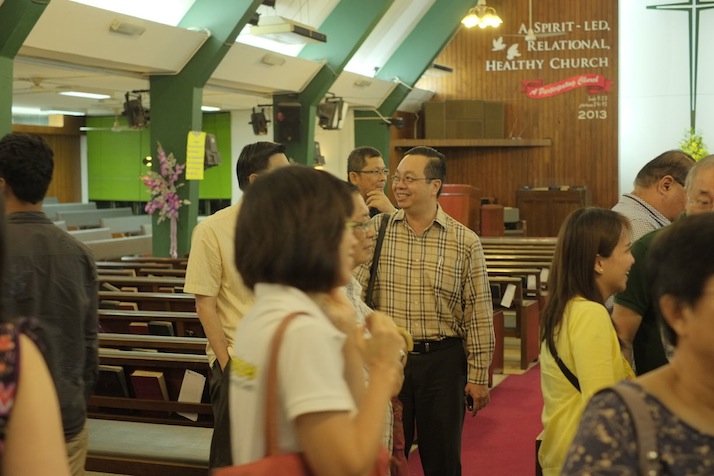 Dr David Wong (Nearest person facing the camera with glasses)