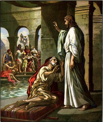 Jesus and the man at the pool