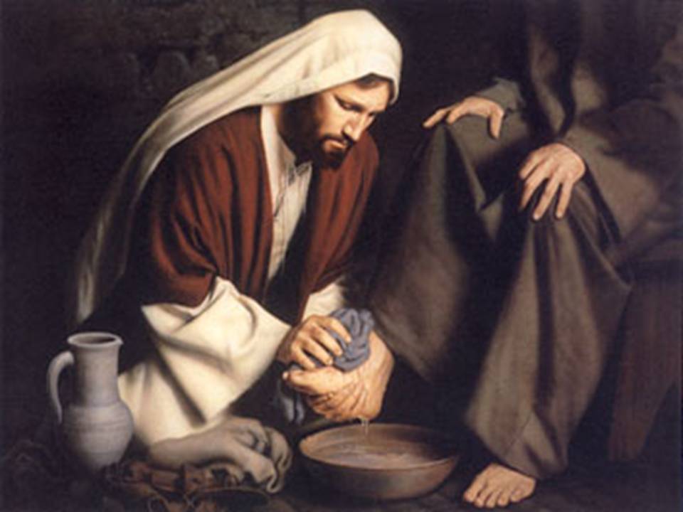 jesus washing the disciples feet clipart - photo #21