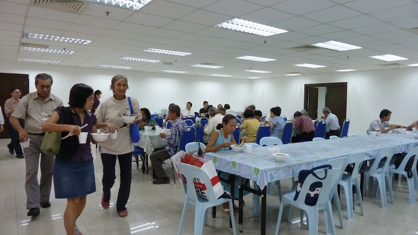 Lunch time together after TA One Chapter Fellowship