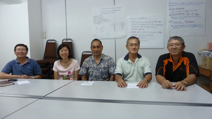 From left to right: Liew Yoke Kean, Teo Ai Kiang, Douglas Weerasegaram, Kenneth Ng, Lee Shon Ho  