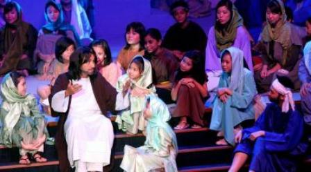Easter production at Calvary Church in April 2013