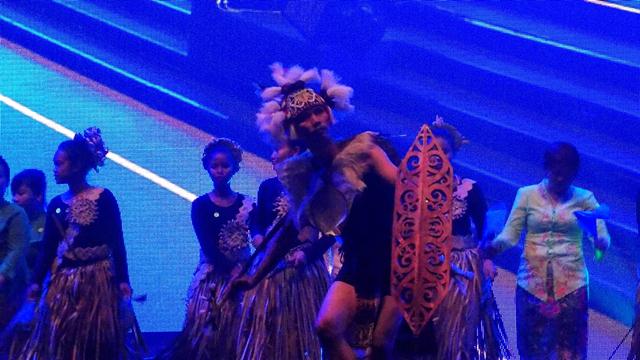 The SEMOA Orang Asli dance team