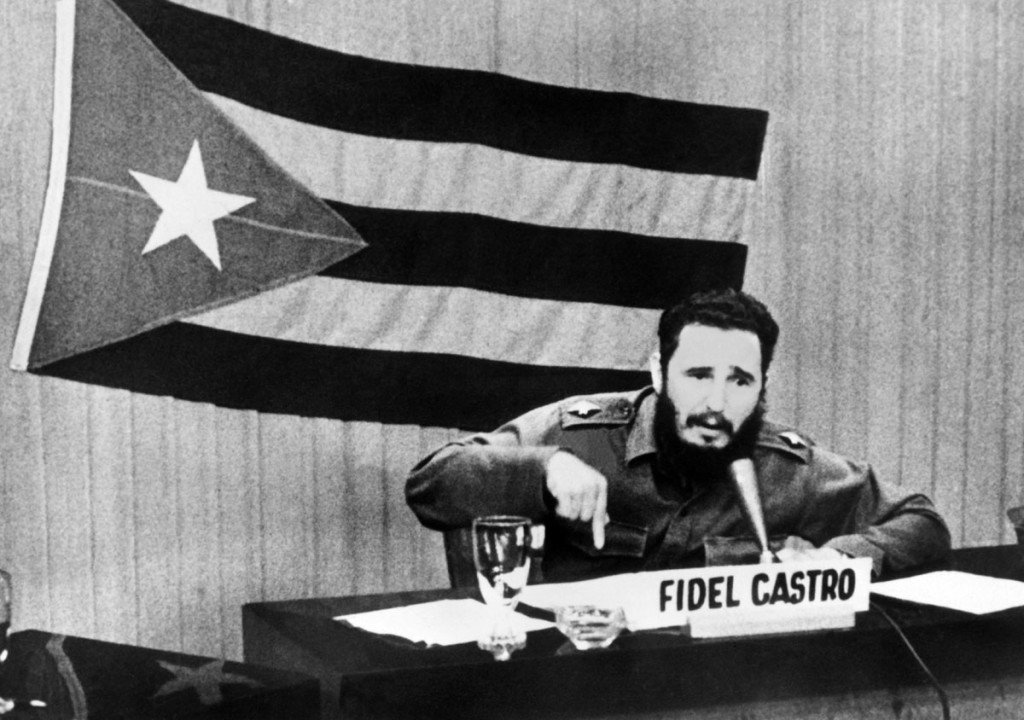 Fidel Castro during the Cuba Missile Crisis