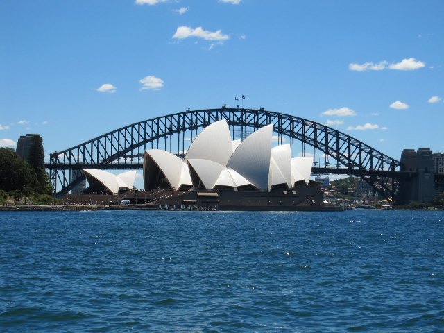 The beautiful Opera House and Harbour Bridge in Sdyney