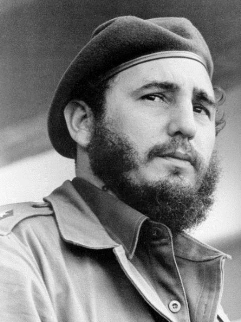 Fidel Castro during his younger days