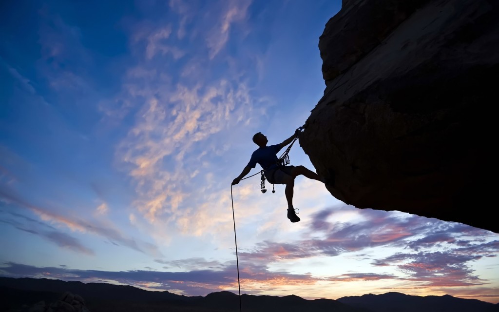 Courage-To-Challenge-The-Climb-Of-The-Cliff