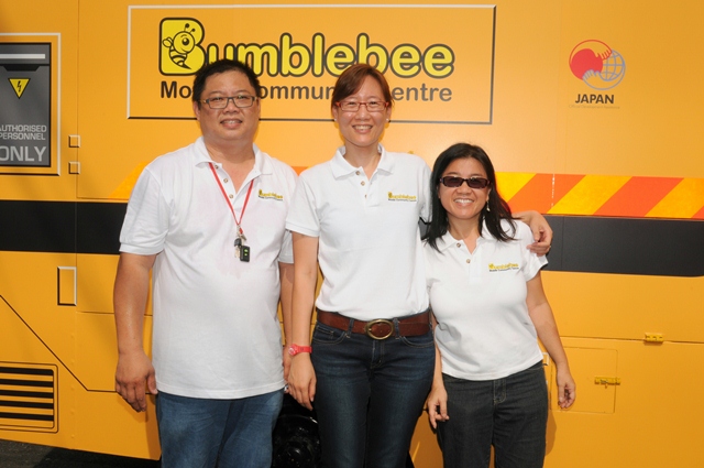 From left to right: Leong Soon Chong, Ooi Kiah Hooi, Pauline Wong