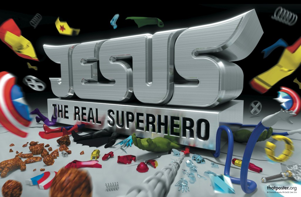 Jesus the real superhero