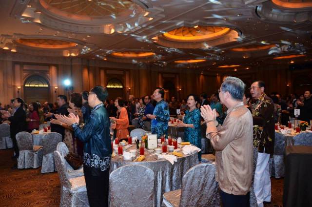 The attendees of 45th Anniversary Thanksgiving Celebration at JW Marriott Hotel