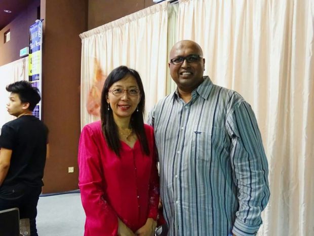 Teresa Kok and Rev Sean Prasad (ADOP Pastoral Advisor)