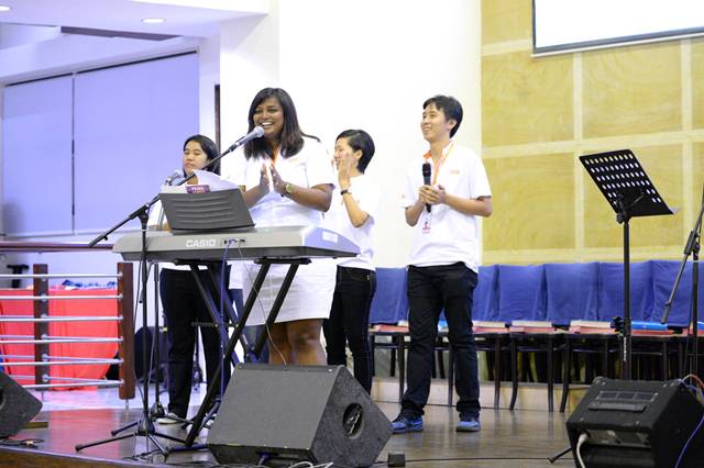 Worship team for Malaysian CARE