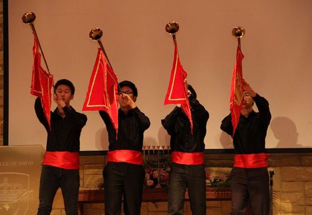 Trumpeters of the Feast of Tabernacle