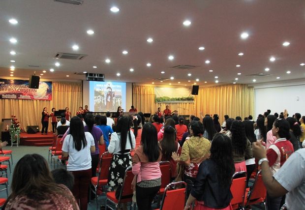 Worship at Harvest Revival Centre, Penang