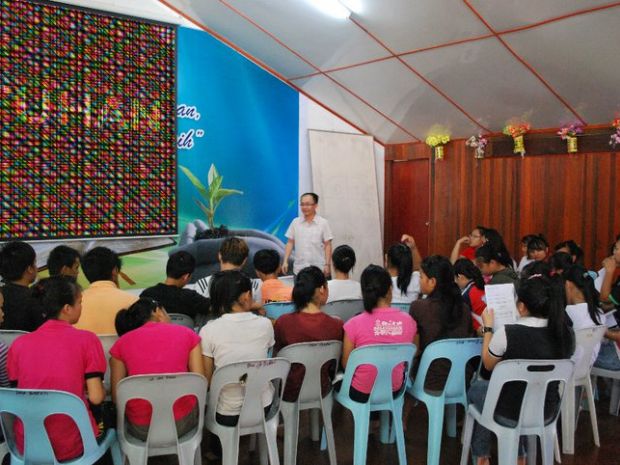 Tau Fei's first Design Workshop at Gereja Uma Bakah, Sg Asap, Sarawak