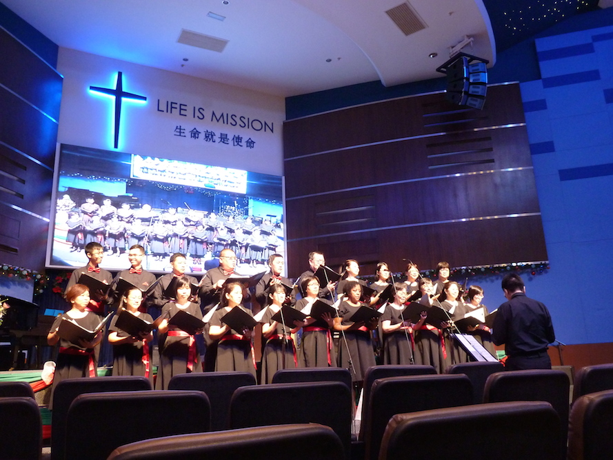 The Singing Ambassadors of KLBC presenting a gospel song