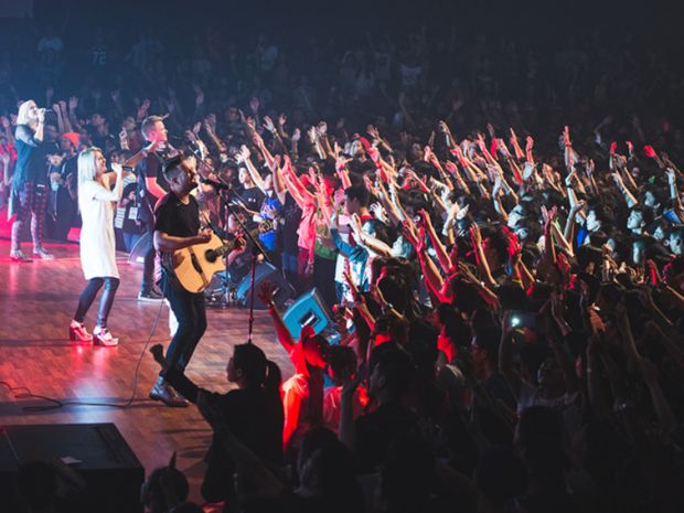 The night concert of the Planetshakers Awakening Conference in DUMC