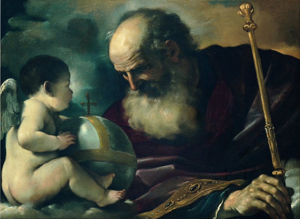Guercino_(Giovan_Francesco_Barbieri)_-_God_the_Father_and_Angel_-_Google_Art_Project