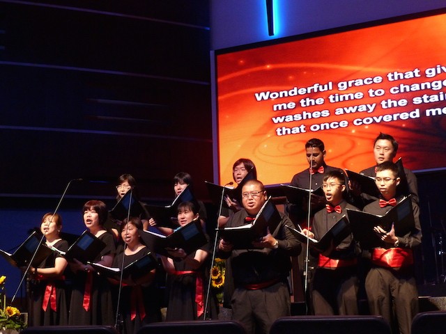 The Singing Ambassadors of KLBC singing lovely hymns to God