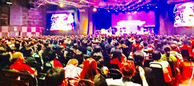 The attendees who came to the International Revival Conference held at Mega Star Arena 