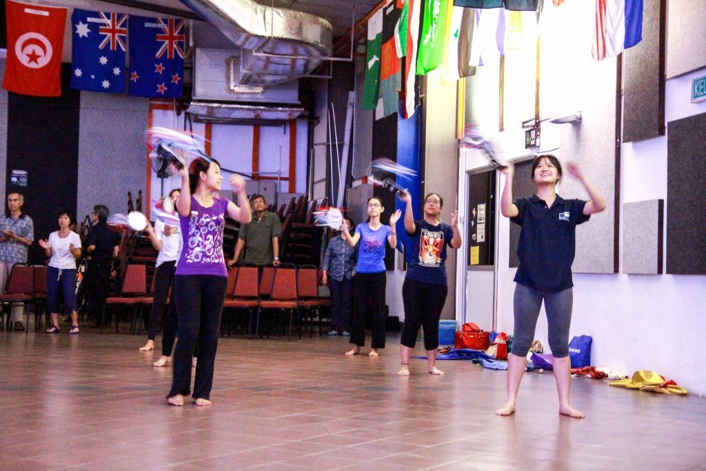 Worshipping God with dance and tambourines Photo Credit: Naama Foong