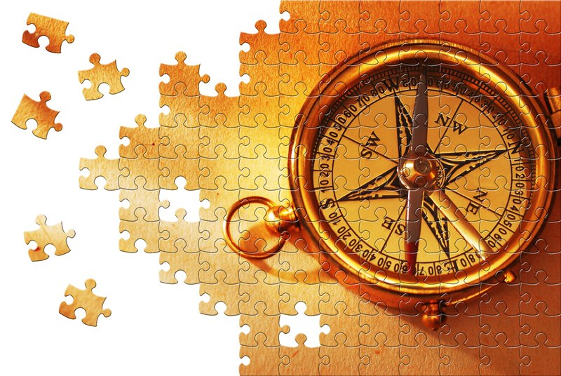 Compass-Puzzle