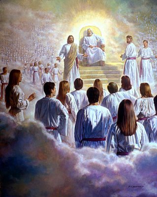 God Jesus throne of heaven