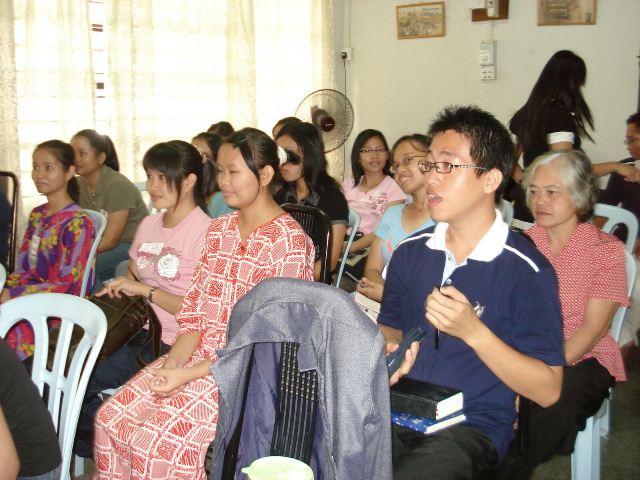 The congregation of Faith Sanctuary of Glory