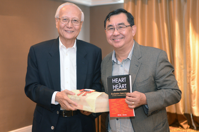 Dato' Roland Wong (left) with Dr John Ng