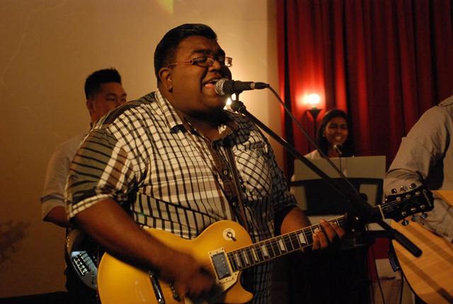 Asaph Shavindran, guitarist and vocalist of The Movement