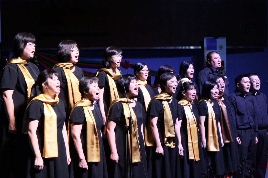 The Singing Ambassadors singing in unison Photo Credit: KLBC