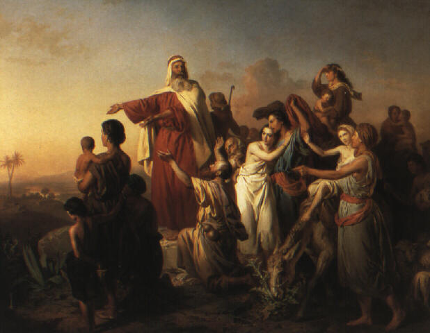 Molnár_Moses_leading_the_Israelites_out_of_Egypt_1861