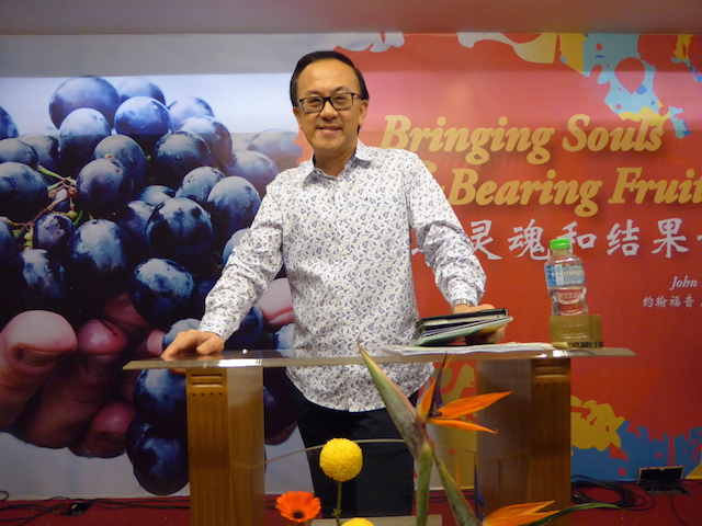 Rev Lawrence Yap, Senior Pastor of Charis Christian Centre