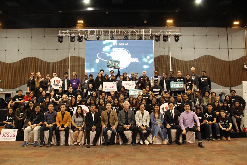 The speakers and volunteers for the Jesus Festival 2016