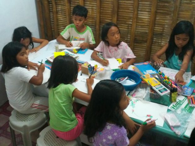 Due to health issues, she moved out of her studio and transformed it into a classroom. Not long after that, she moved the classroom to another place with a more peaceful surrounding and fresher air.