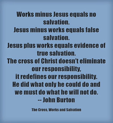 Cross, works, salvation