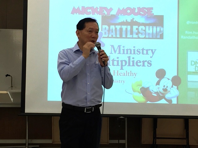 Rev Dr Samuel Ng from Family Ministries Malaysia (FMM), emceeing the event