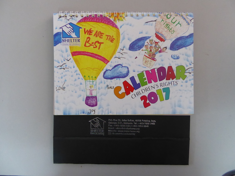 Calendar produced by SHELTER