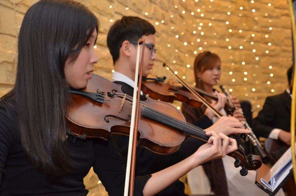 Musicians of Tabernacle of David worshipping God for the church's 40th anniversary