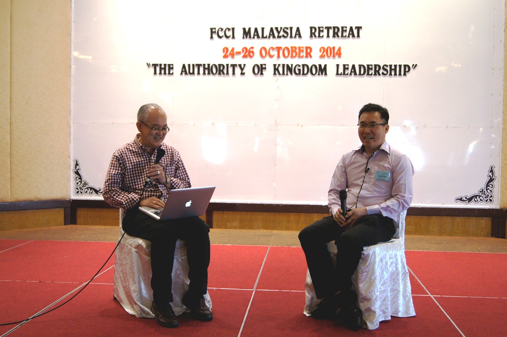 Pr Tony Tay (right) and Lim Kah Hooi, National Director of FCCI Malaysia