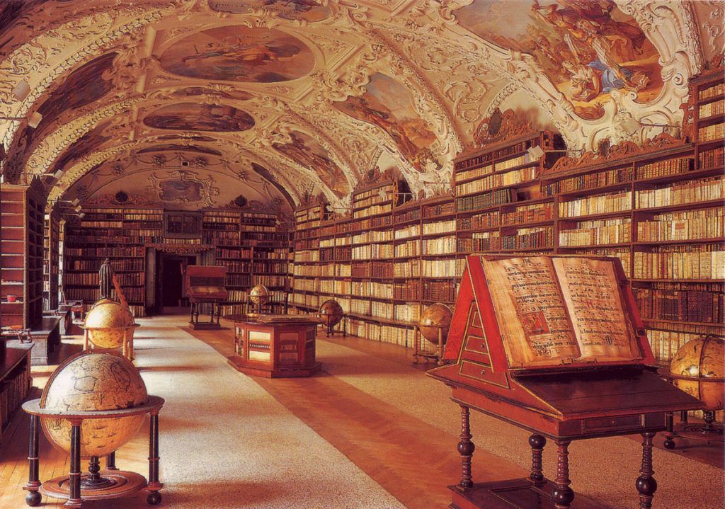 Ref: blogomata | https://blogomata.files.wordpress.com/2010/01/theology-room-strahov-prague.jpg