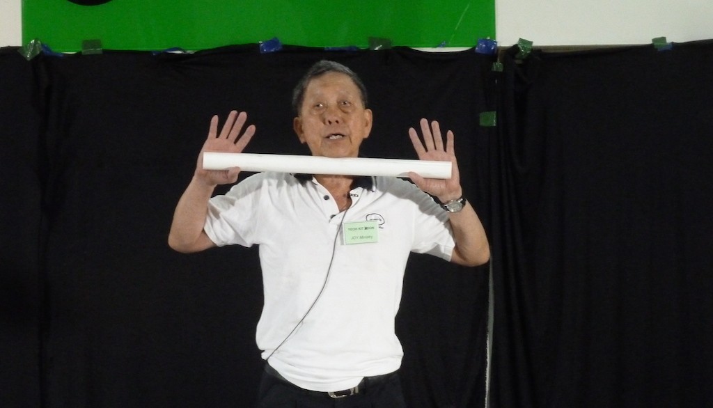 Yeoh Kit Koon, founder and teacher of the Sit Down Exercise