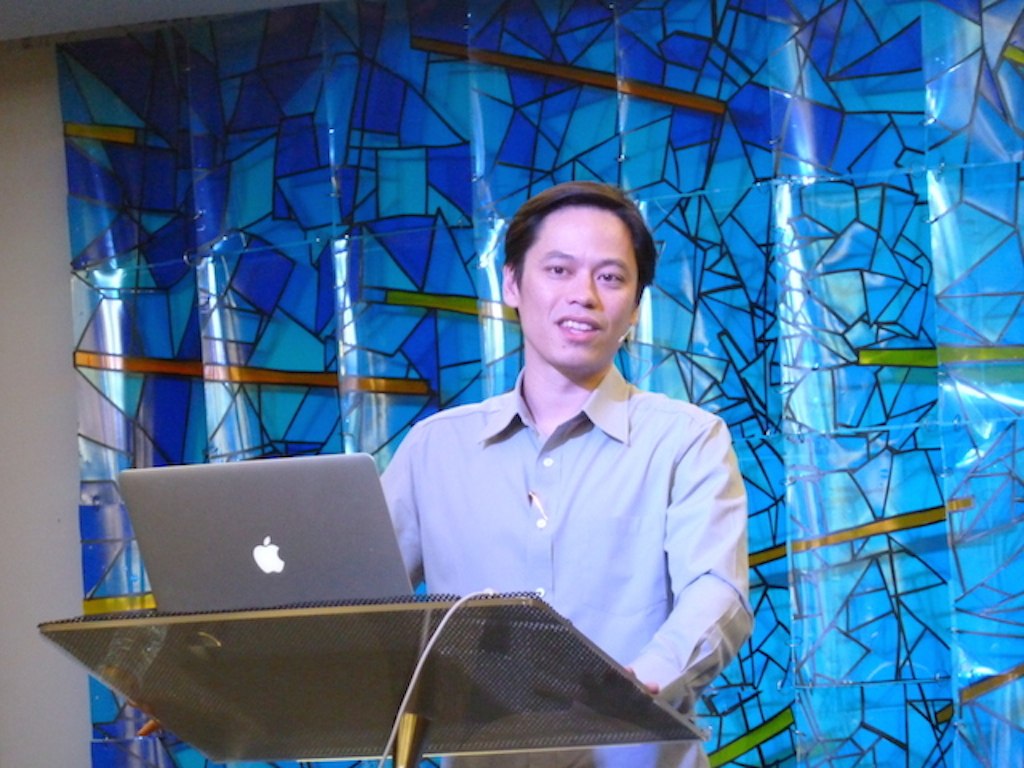 Pr Steve preaching in NLCC, Subang Jaya